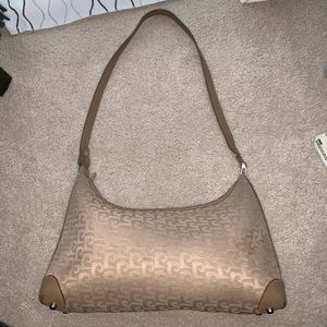 PIERRE CARDIN MONOGRAM PATTERN SMALL SHOULDER BAG